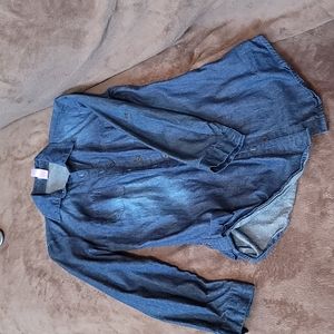 Denim button up